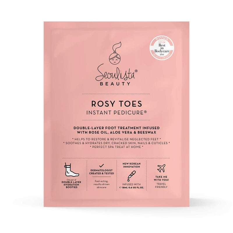 Seoulista Rosy Toes Instant Pedicure