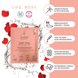 Seoulista Rosy Toes Instant Pedicure